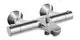 HANSA-Wafue-und-Brausebatterie-HANSAUNITA-5837-Ausladung-180-mm-DN15-Chrom-58372101 gallery number 1